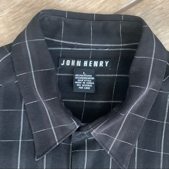 Vintage 90s buffalo check short sleeve button down - Picture 3 of 9